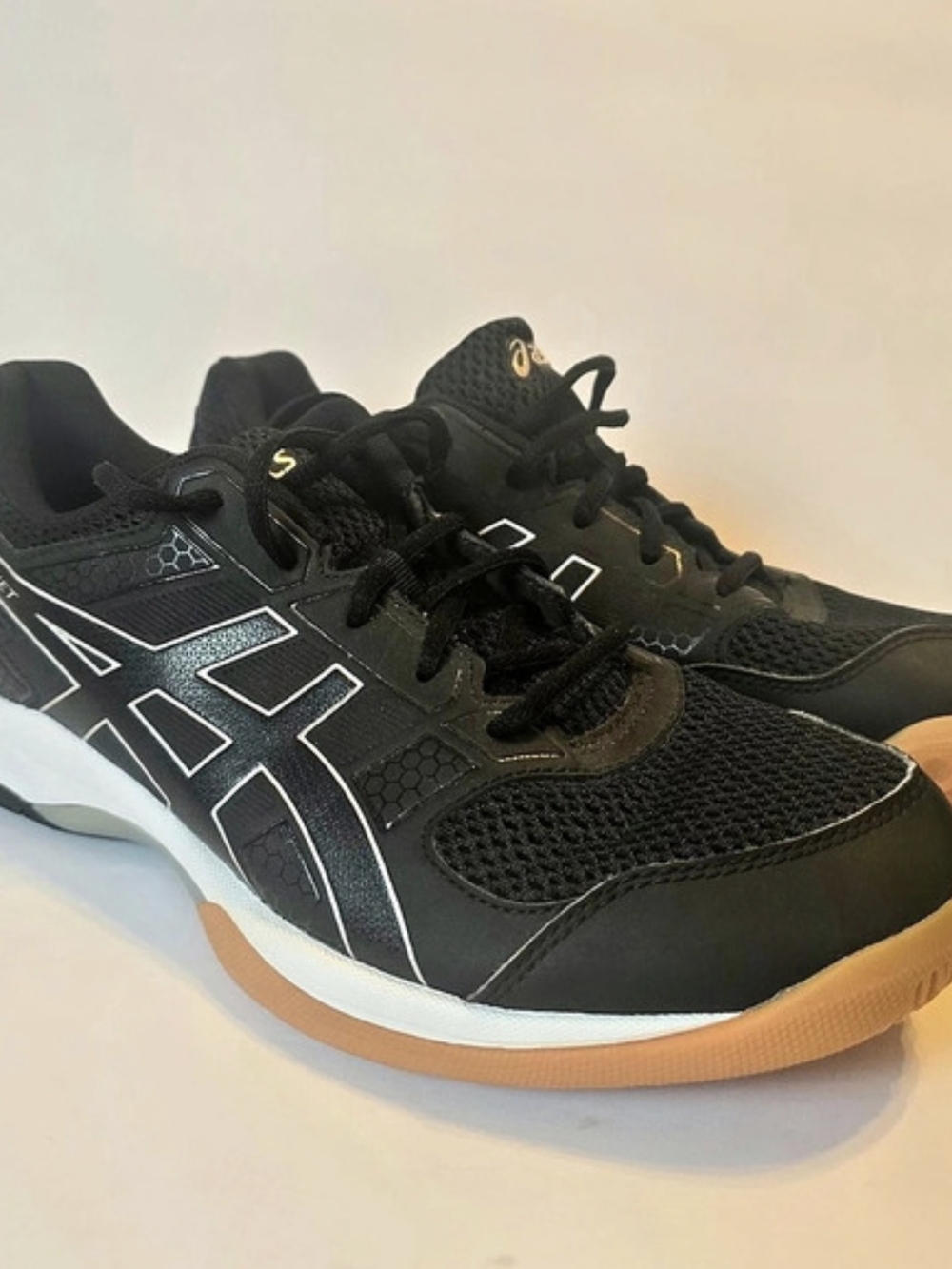 ASICS Gel-Rocket 10 Men's Black Athletic Shoes US 9.5 NWOT